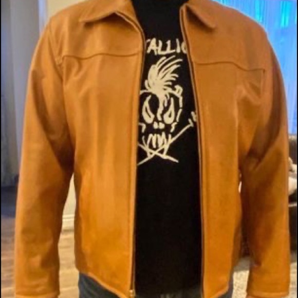 Schott Men’s Soft Leather Jacket - Large - Picture 2 of 10